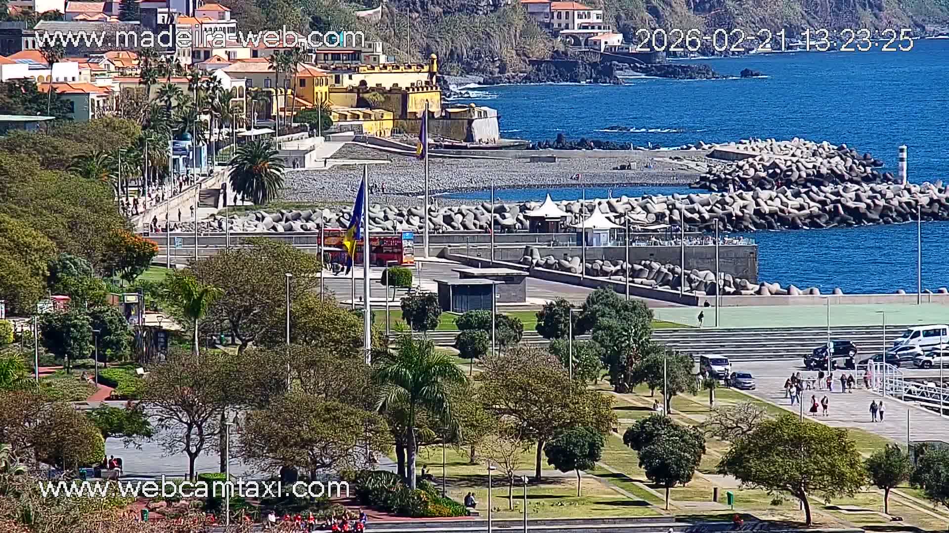 Funchal Coast Live Cam - Funchal, Madeira, Portugal