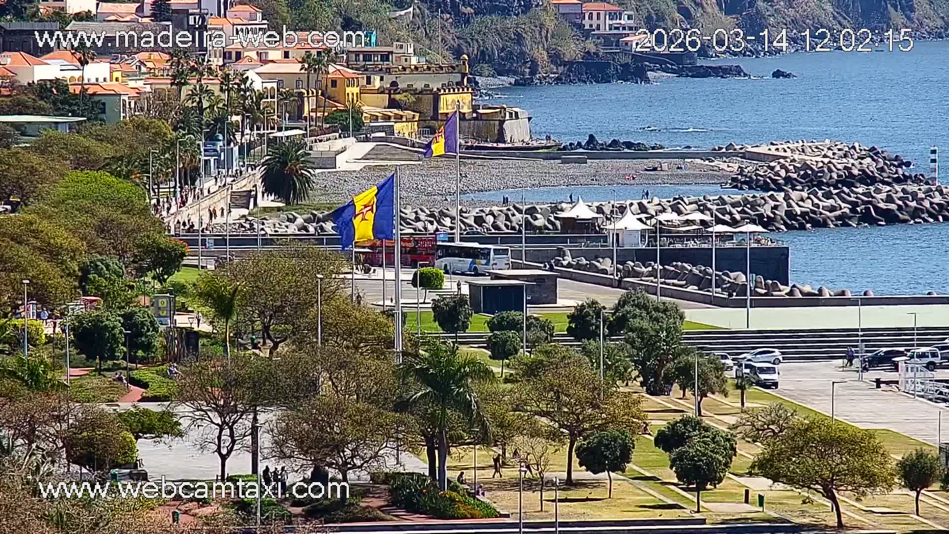 Funchal Coast Live Cam - Funchal, Madeira, Portugal