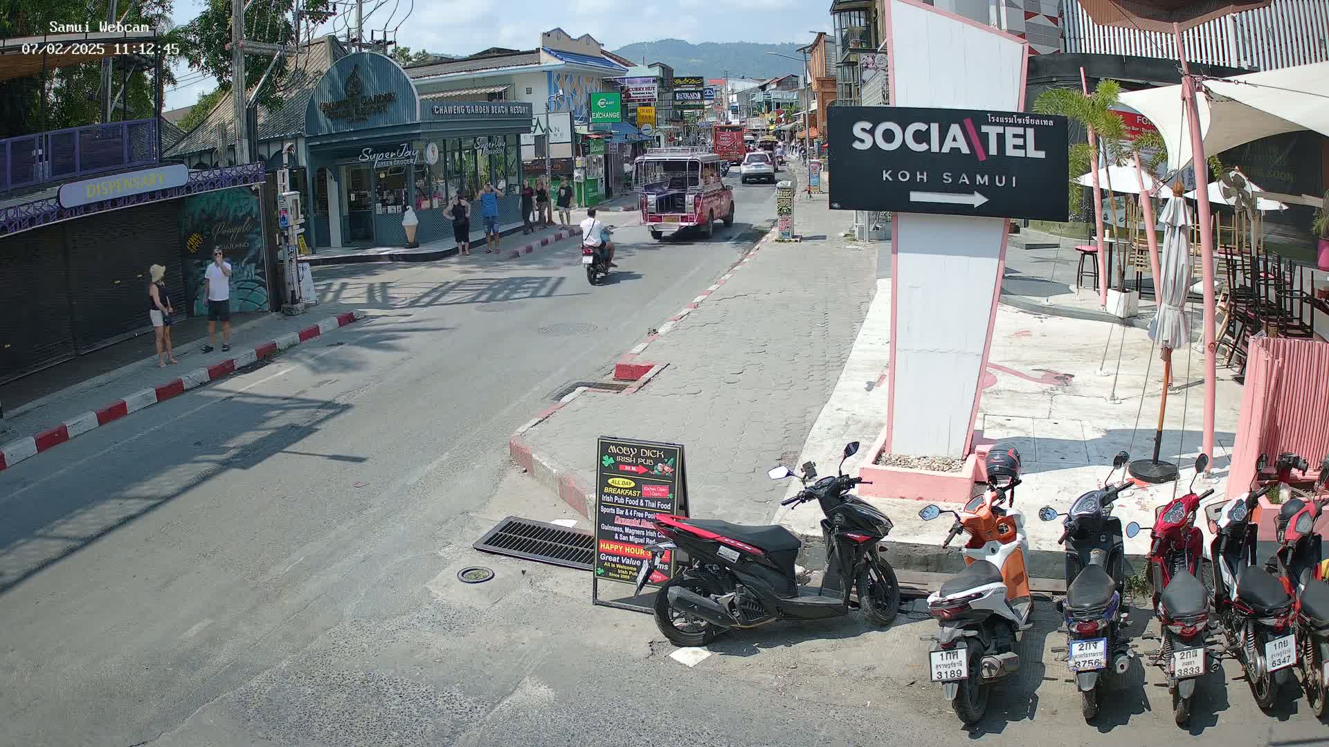 Chaweng Town Center Live Cam - Ko Samui, Surat Thani, Thailand