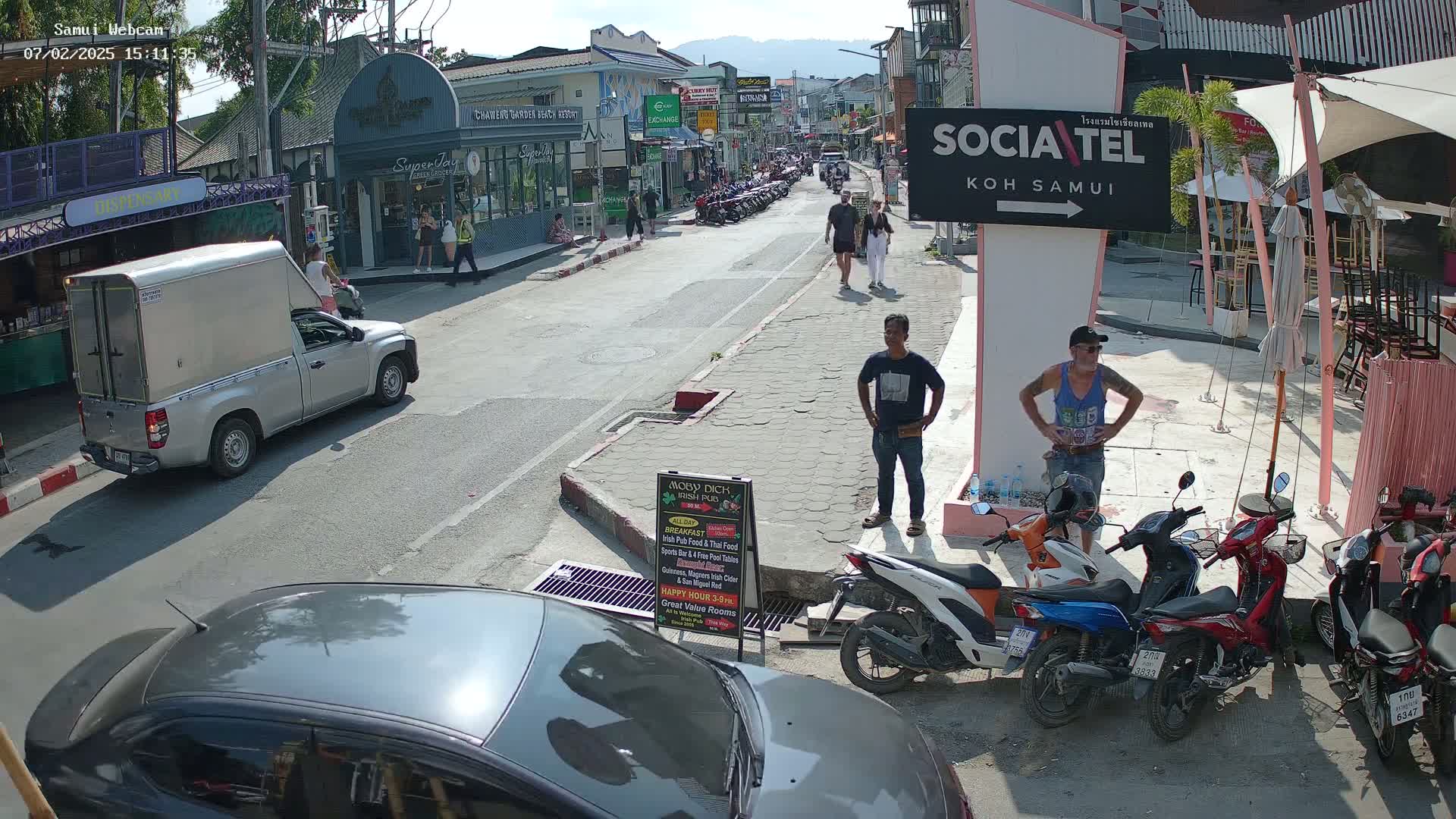 Chaweng Town Center Live Cam - Ko Samui, Surat Thani, Thailand