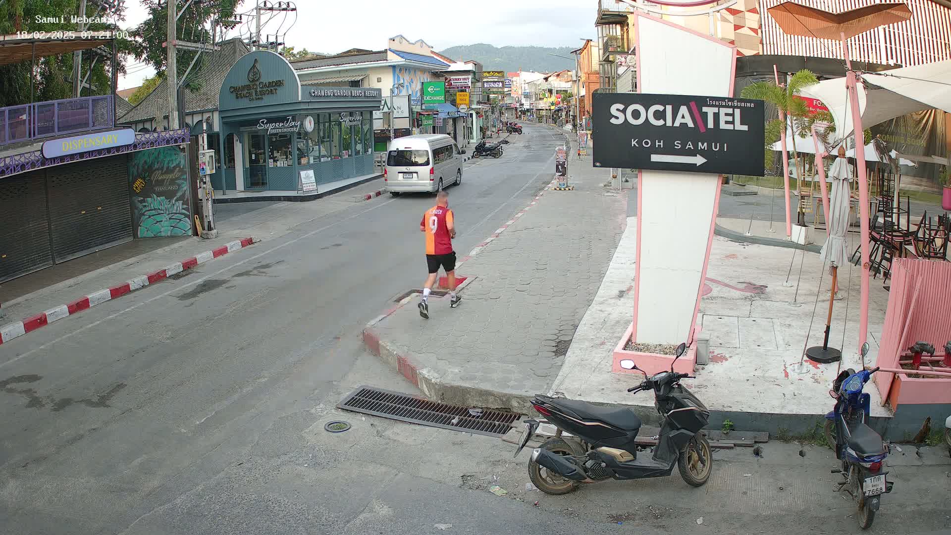 Chaweng Town Center Live Cam - Ko Samui, Surat Thani, Thailand