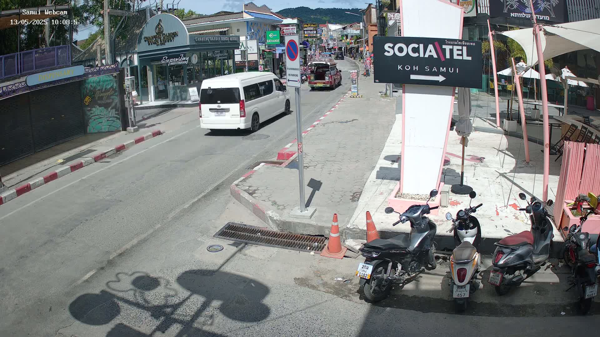 Chaweng Town Center Live Cam - Ko Samui, Surat Thani, Thailand