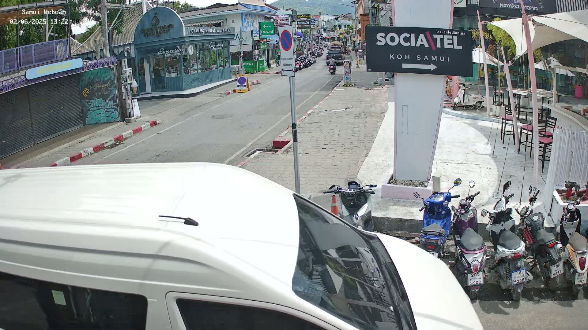 Chaweng Town Center Live Cam - Ko Samui, Surat Thani, Thailand