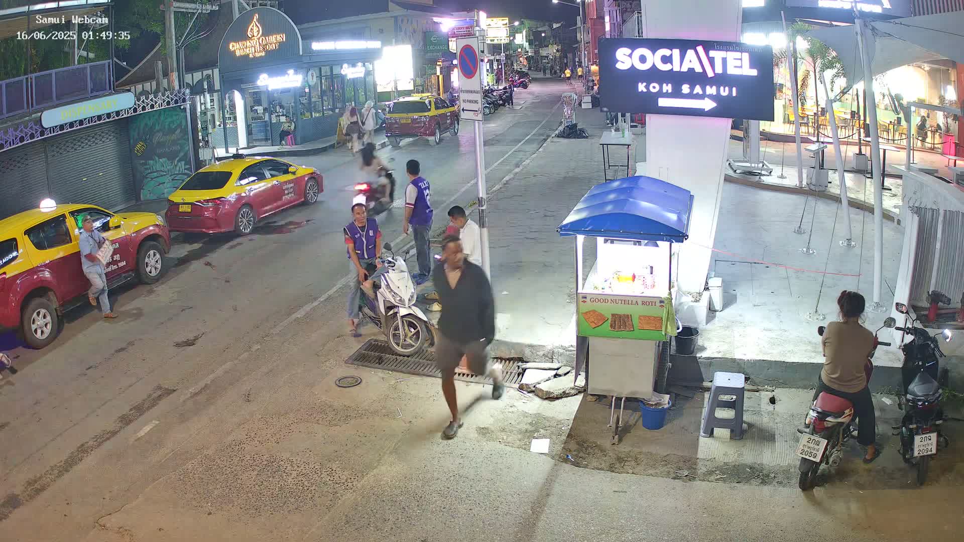 Chaweng Town Center Live Cam - Ko Samui, Surat Thani, Thailand