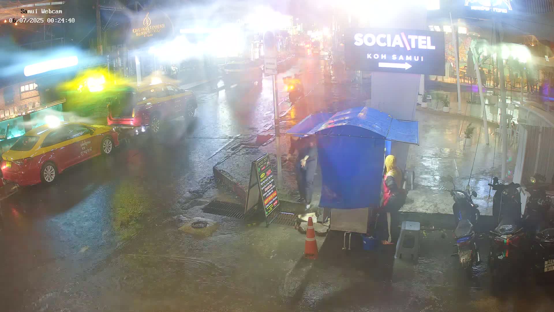 Chaweng Town Center Live Cam - Ko Samui, Surat Thani, Thailand