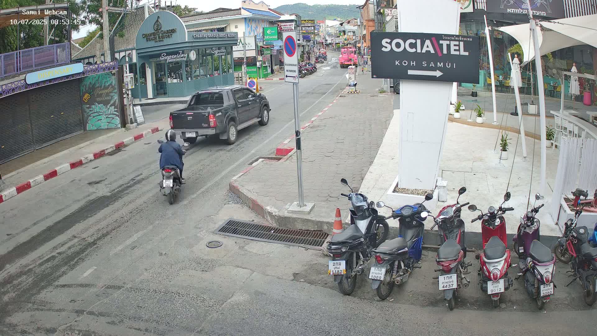 Chaweng Town Center Live Cam - Ko Samui, Surat Thani, Thailand