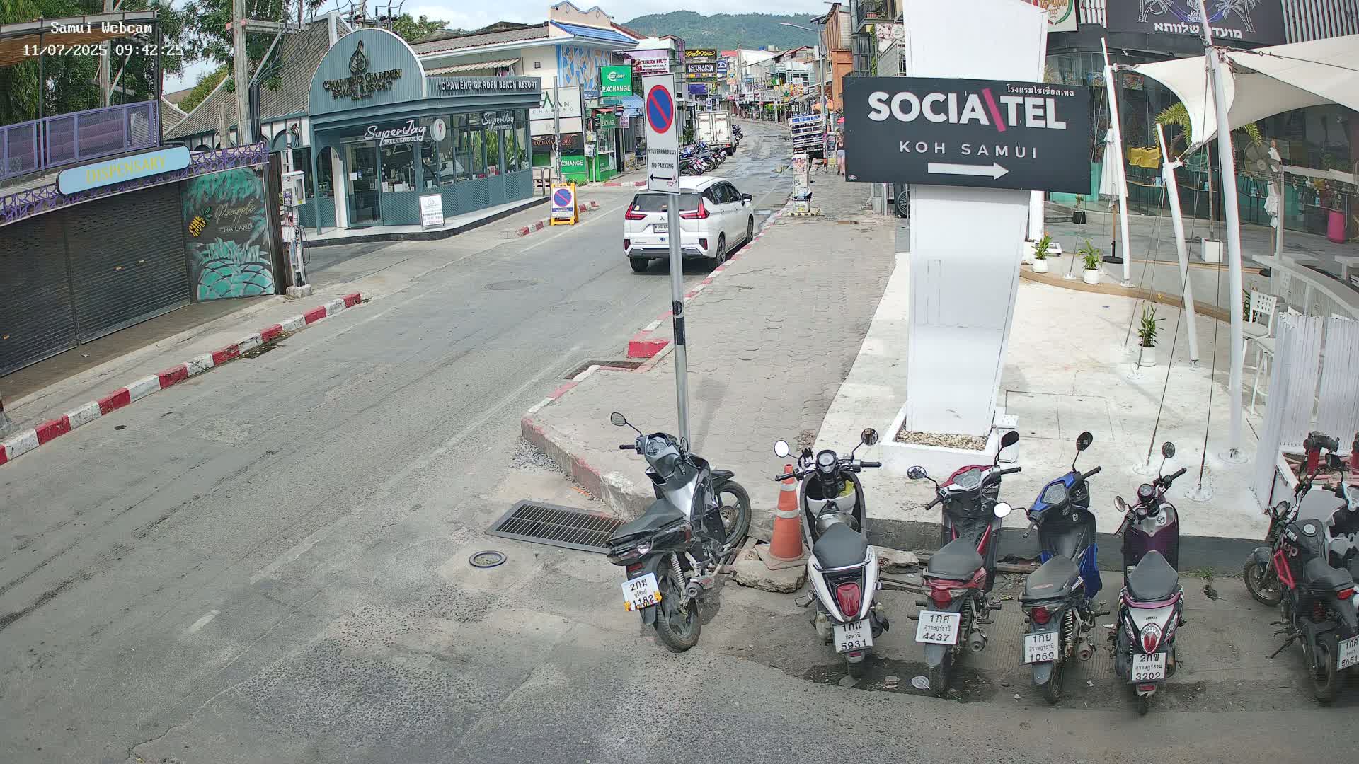 Chaweng Town Center Live Cam - Ko Samui, Surat Thani, Thailand