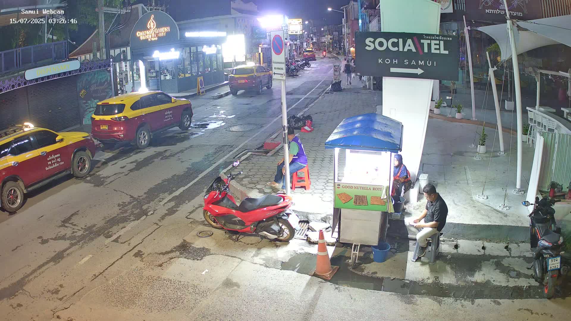 Chaweng Town Center Live Cam - Ko Samui, Surat Thani, Thailand