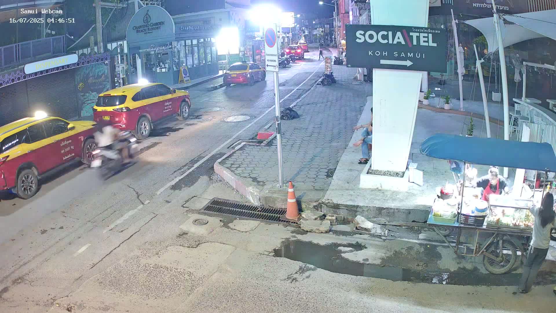 Chaweng Town Center Live Cam - Ko Samui, Surat Thani, Thailand