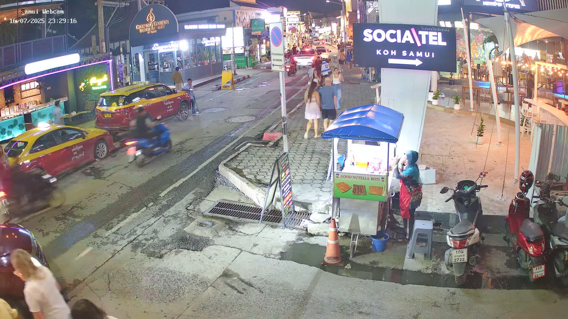 Chaweng Town Center Live Cam - Ko Samui, Surat Thani, Thailand