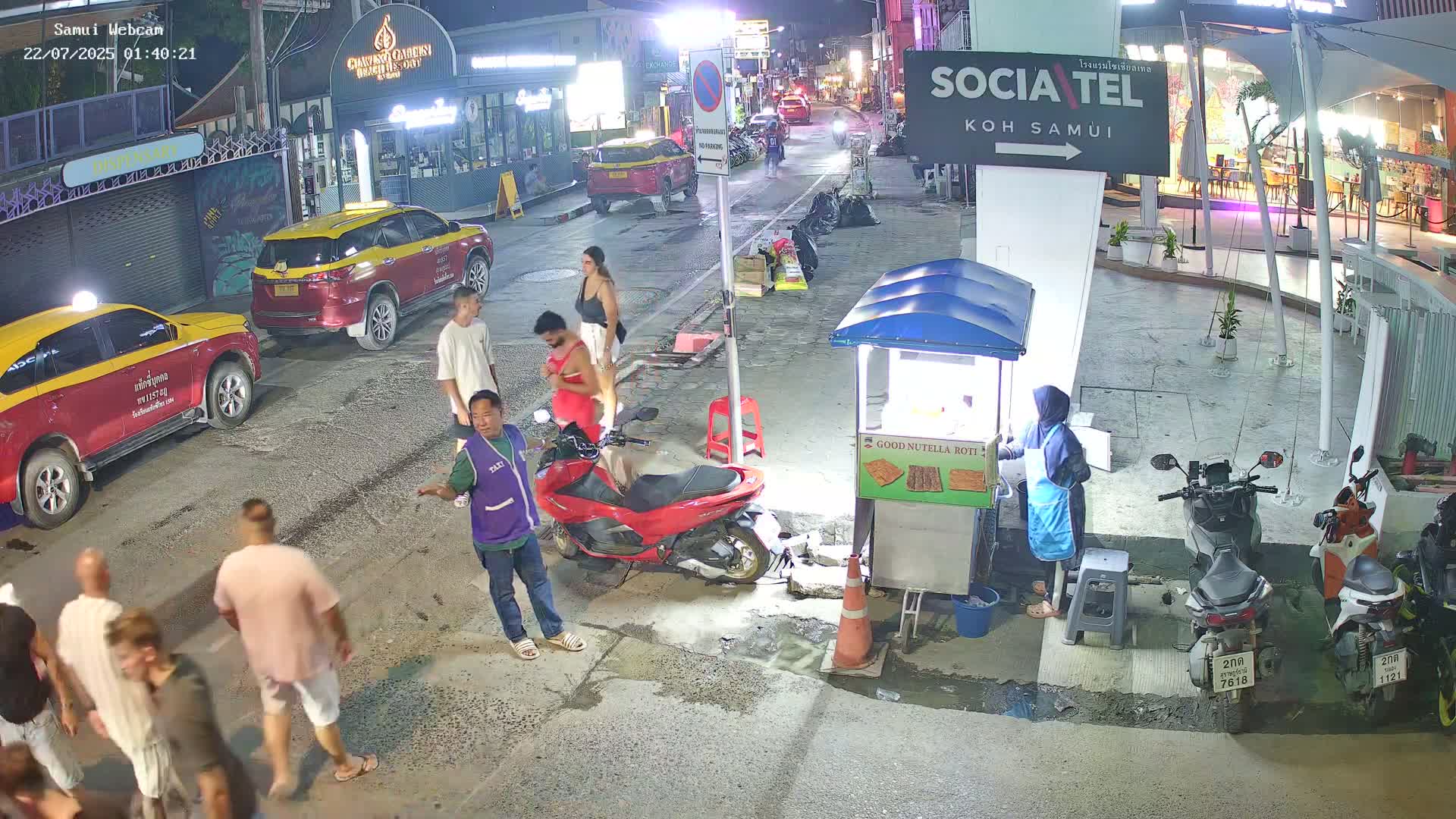 Chaweng Town Center Live Cam - Ko Samui, Surat Thani, Thailand
