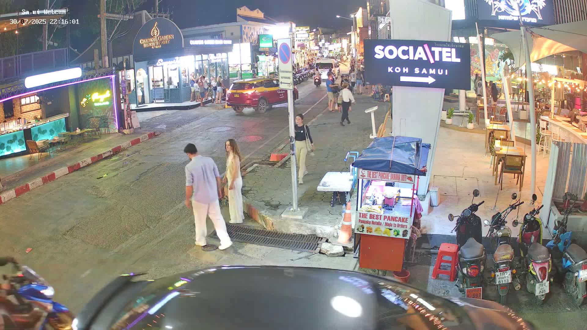 Chaweng Town Center Live Cam - Ko Samui, Surat Thani, Thailand
