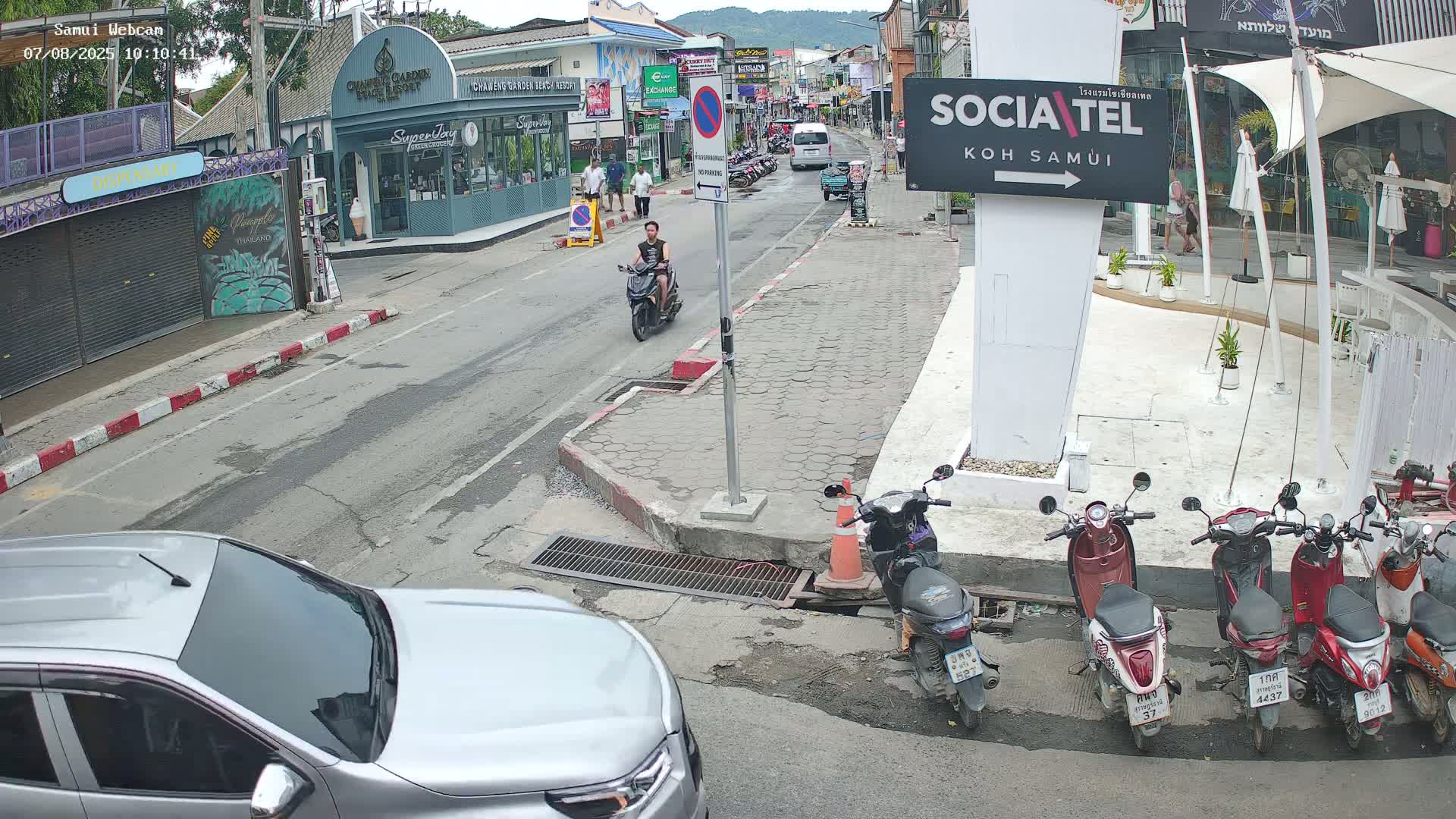 Chaweng Town Center Live Cam - Ko Samui, Surat Thani, Thailand