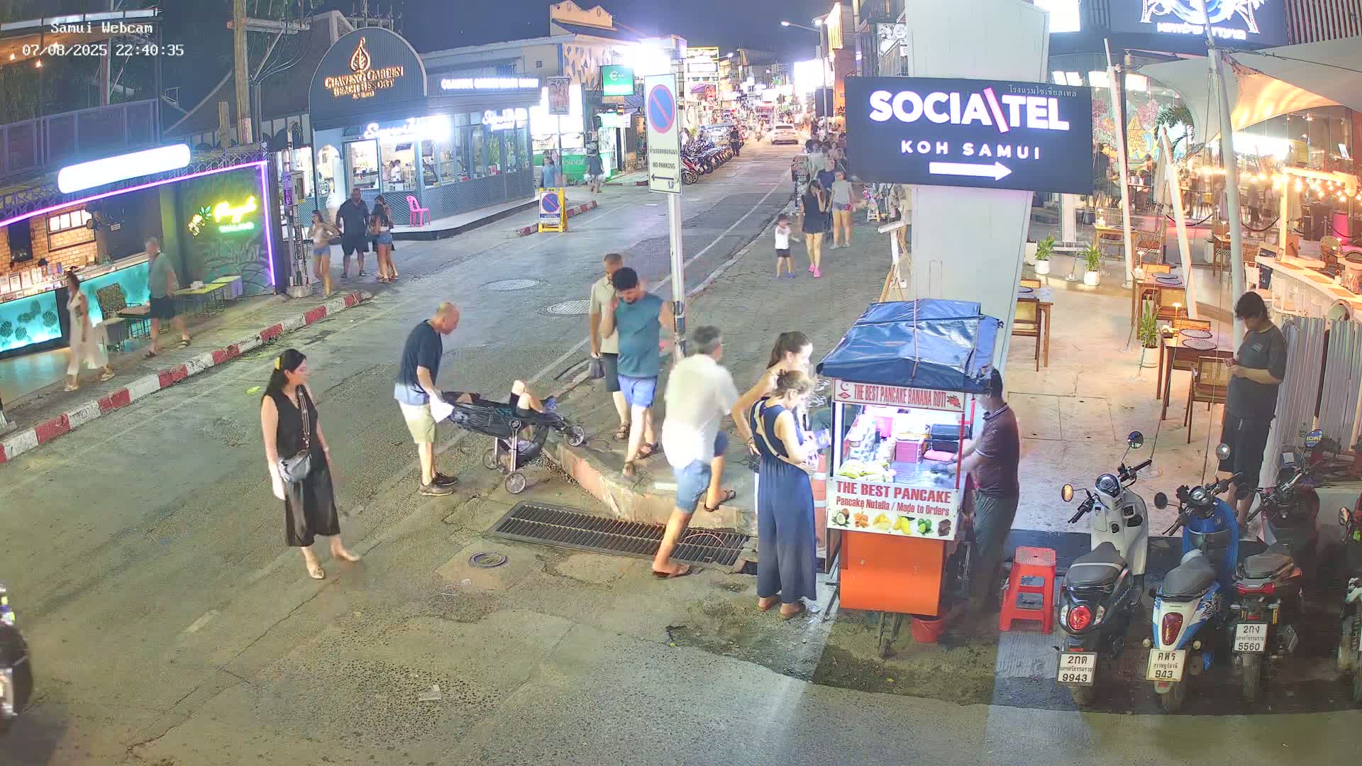 Chaweng Town Center Live Cam - Ko Samui, Surat Thani, Thailand
