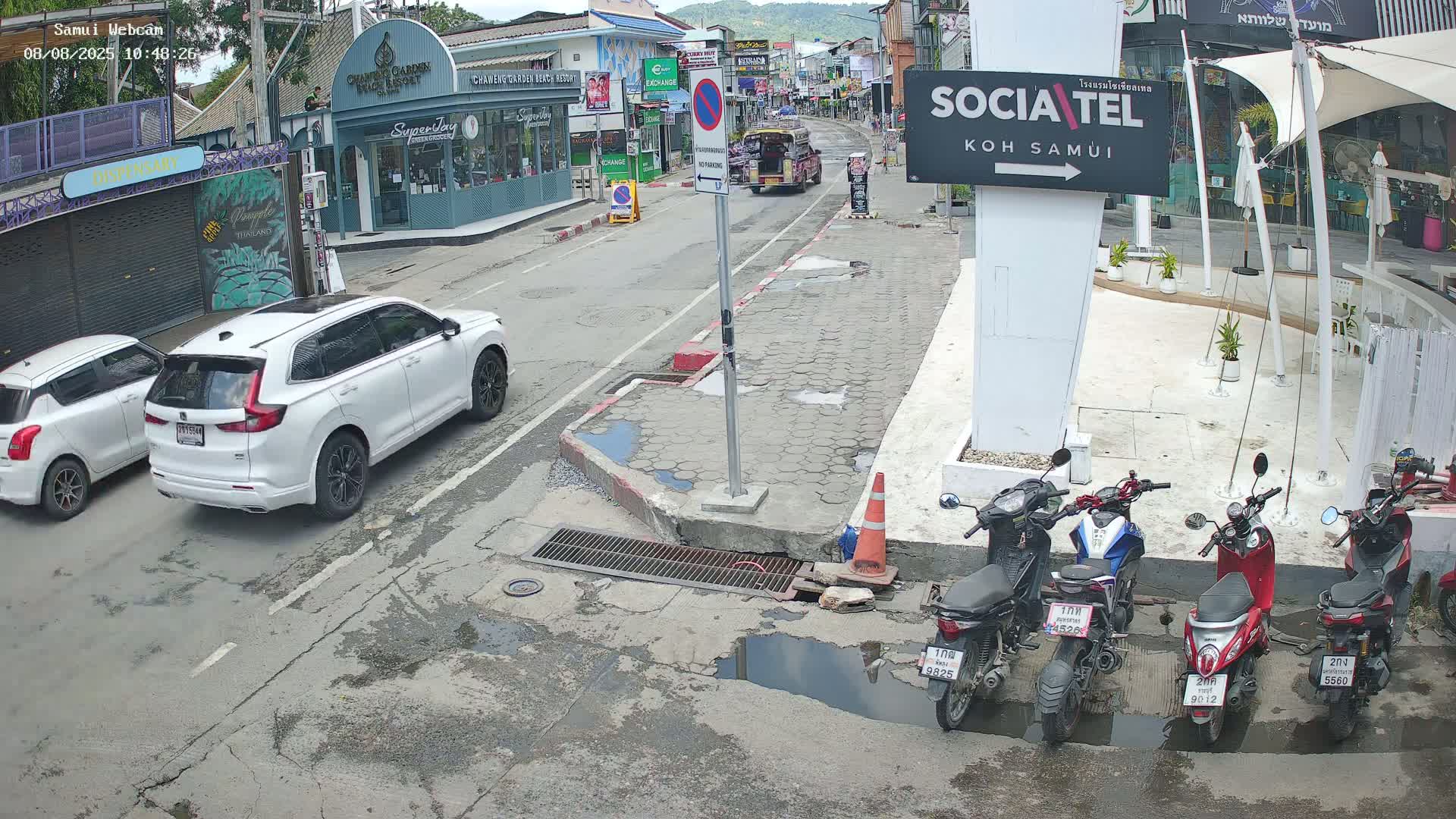 Chaweng Town Center Live Cam - Ko Samui, Surat Thani, Thailand