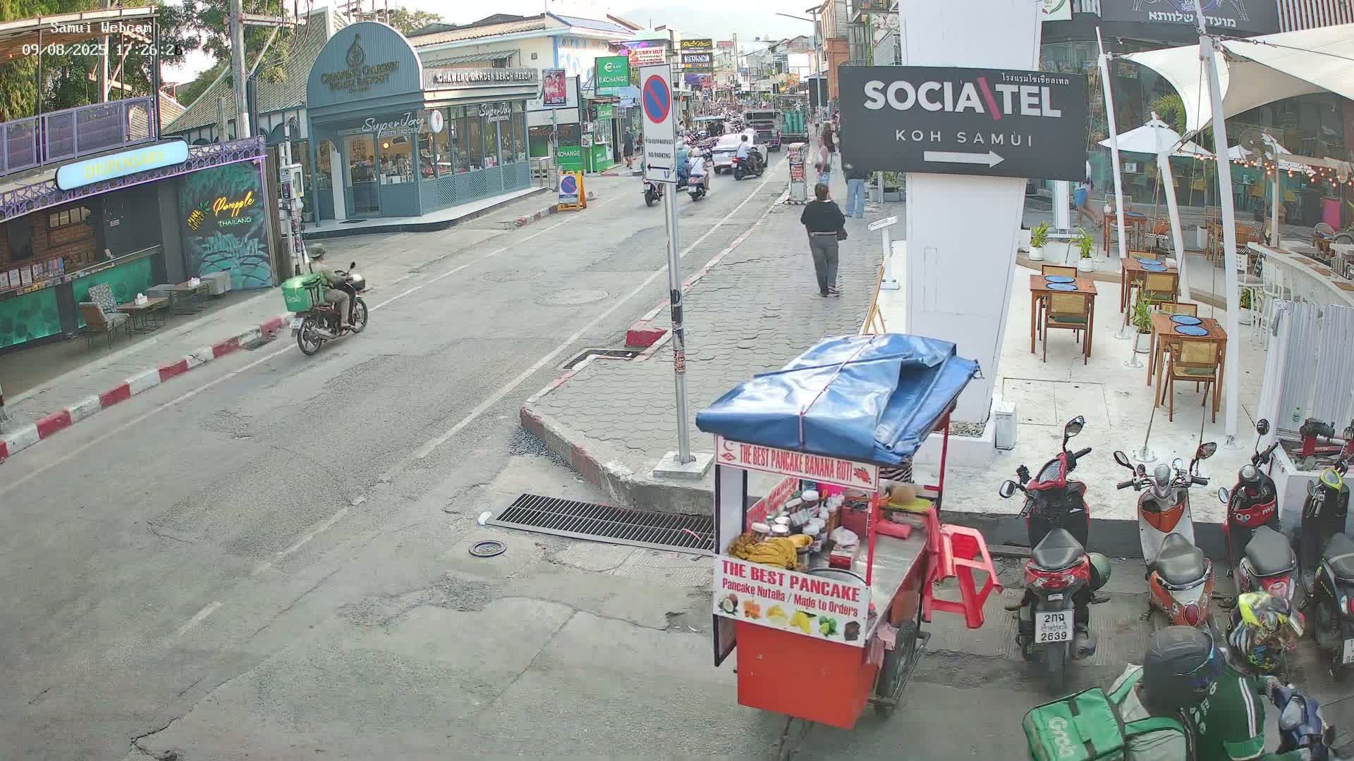 Chaweng Town Center Live Cam - Ko Samui, Surat Thani, Thailand