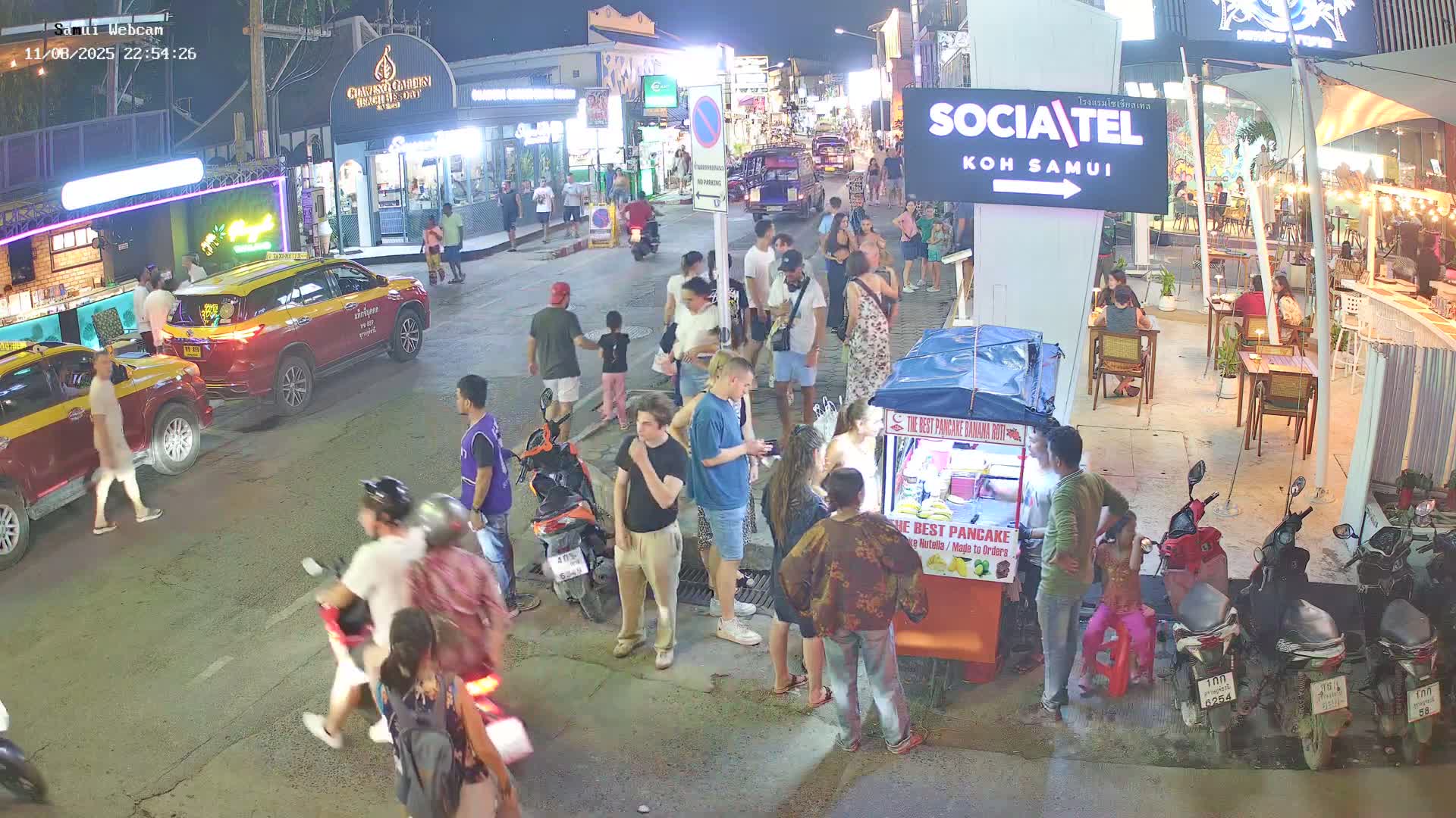 Chaweng Town Center Live Cam - Ko Samui, Surat Thani, Thailand