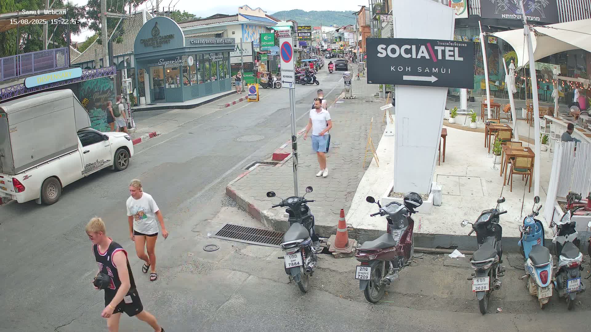 Chaweng Town Center Live Cam - Ko Samui, Surat Thani, Thailand