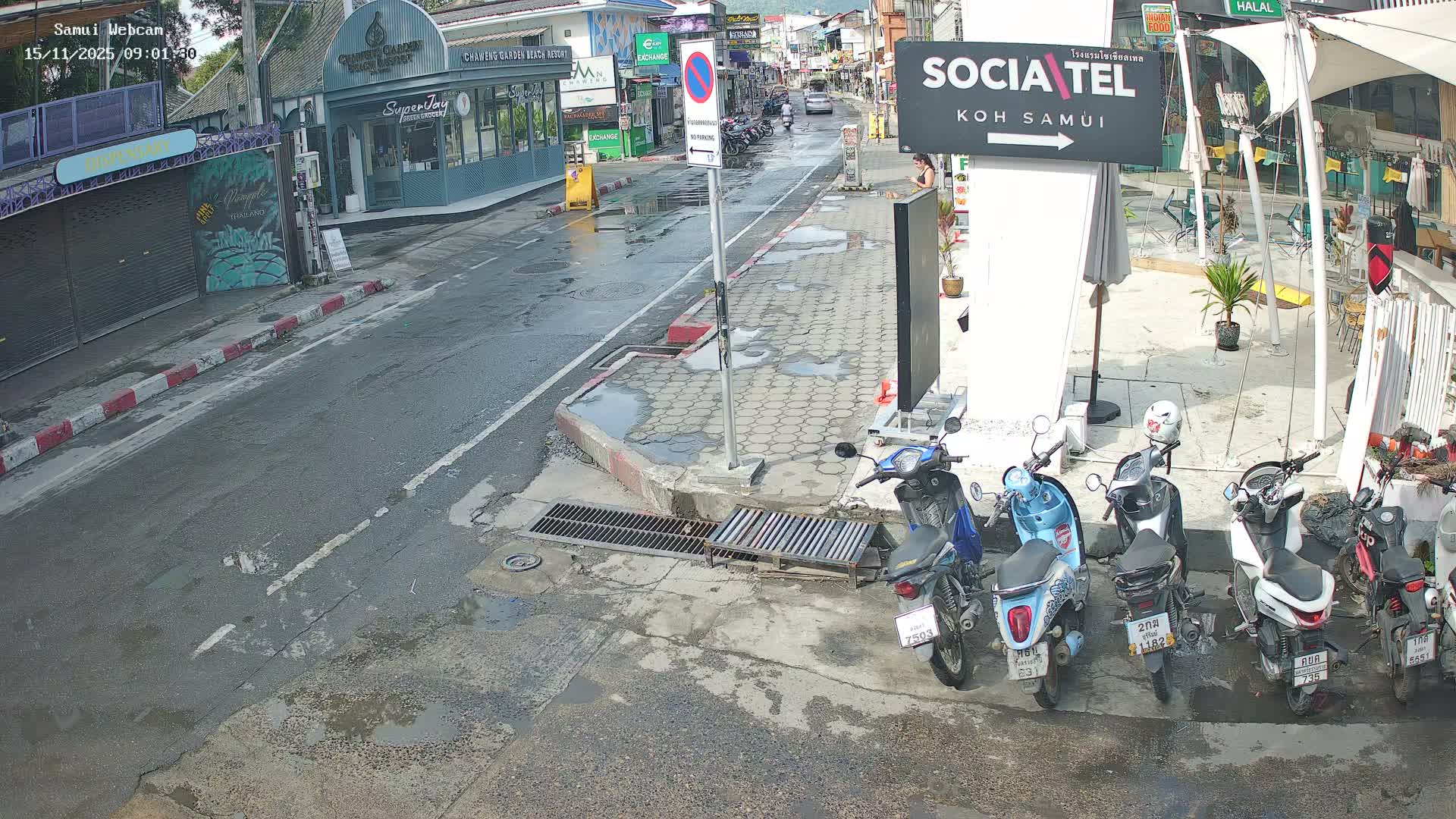 Chaweng Town Center Live Cam - Ko Samui, Surat Thani, Thailand