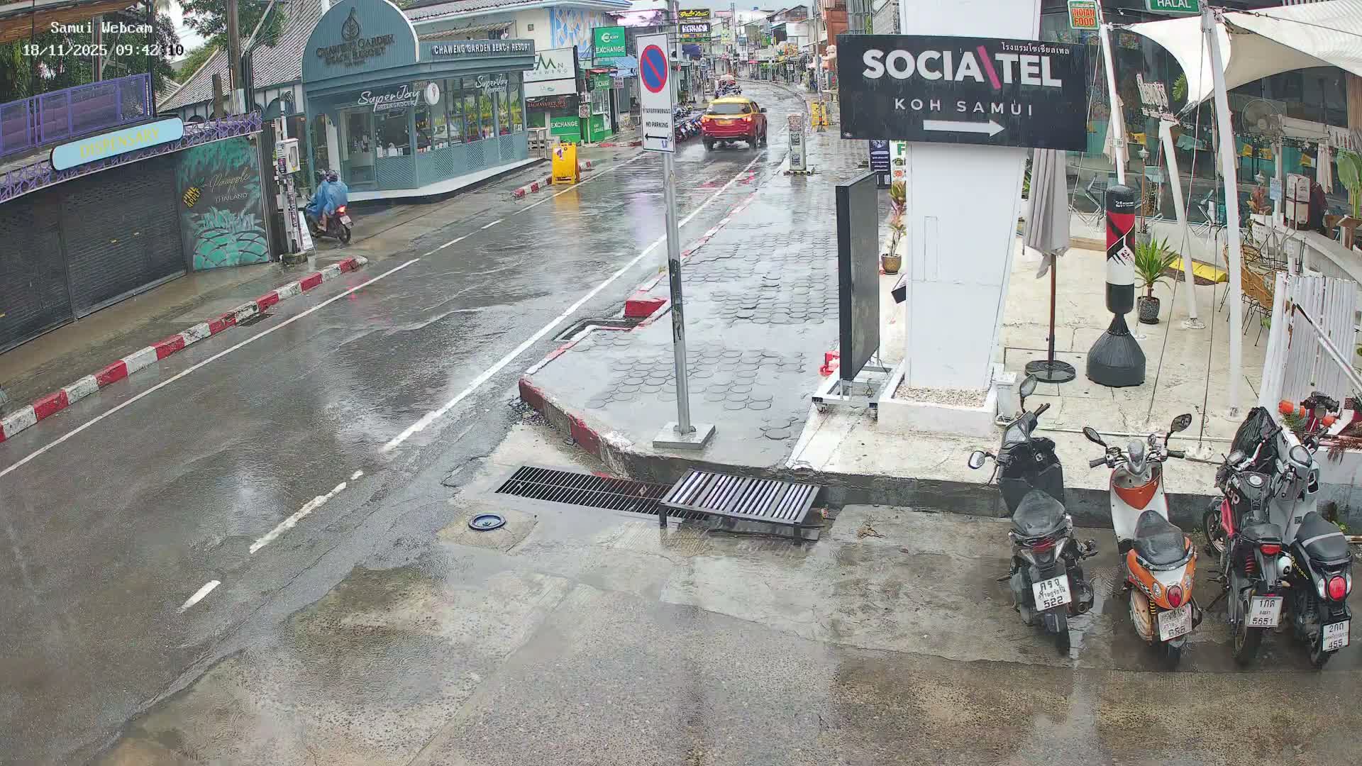 Chaweng Town Center Live Cam - Ko Samui, Surat Thani, Thailand