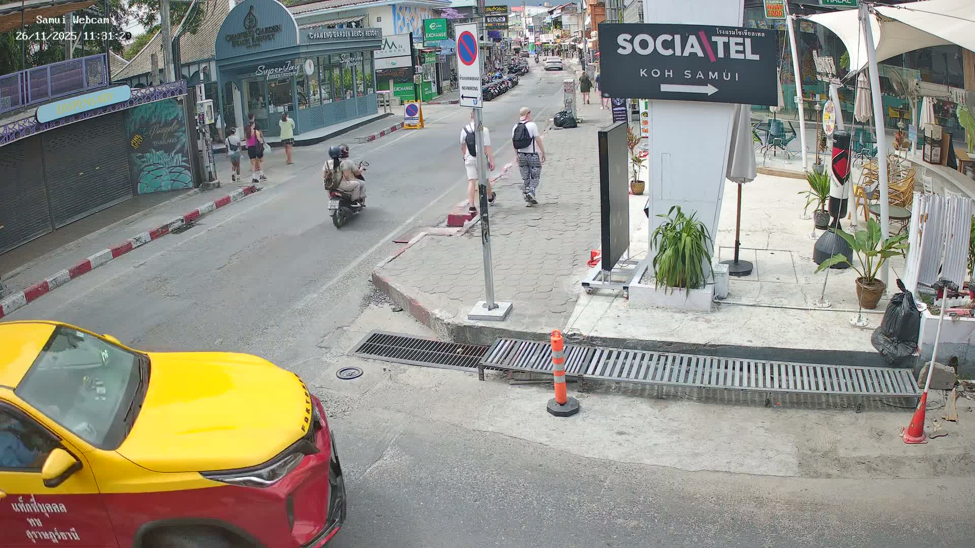 Chaweng Town Center Live Cam - Ko Samui, Surat Thani, Thailand