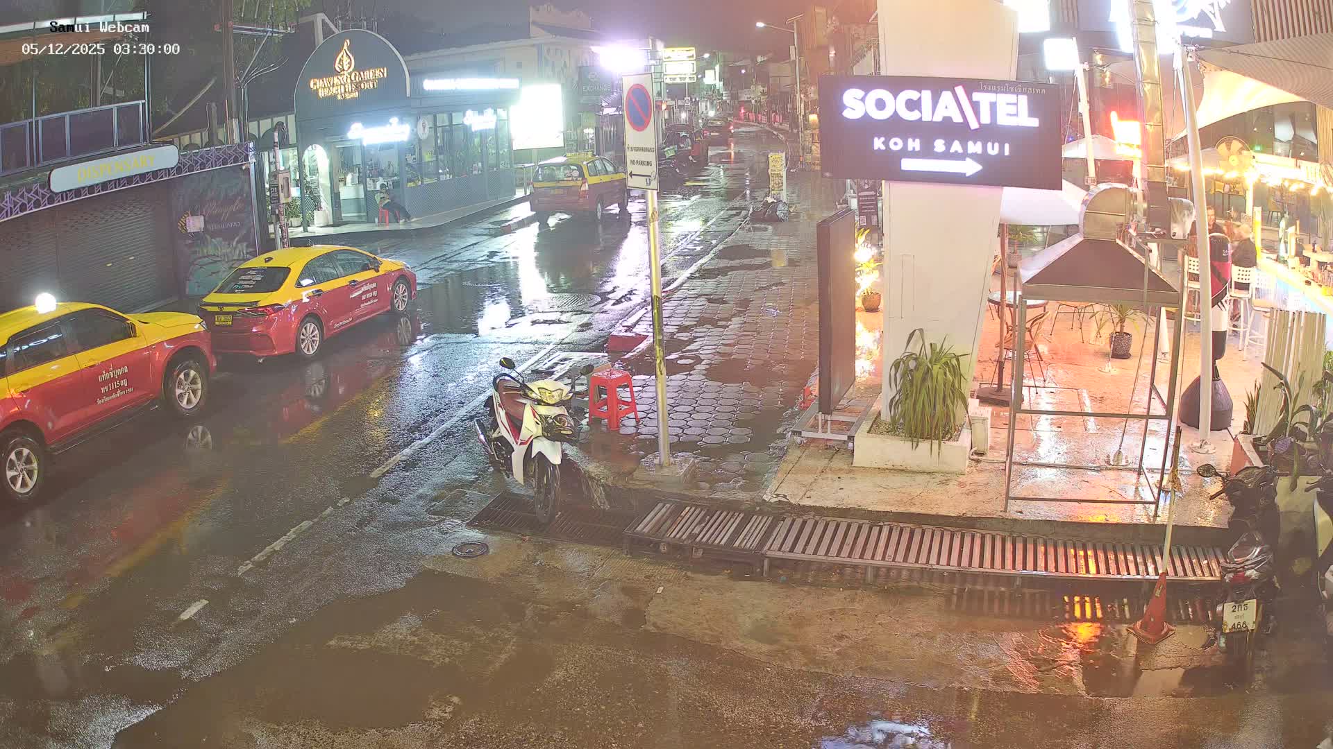 Chaweng Town Center Live Cam - Ko Samui, Surat Thani, Thailand