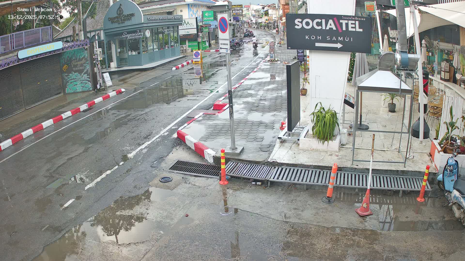 Chaweng Town Center Live Cam - Ko Samui, Surat Thani, Thailand