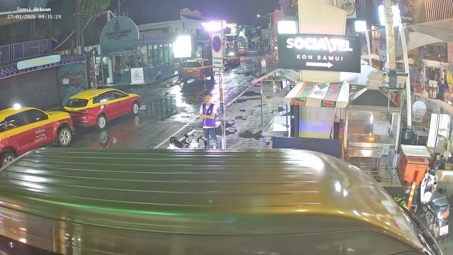 Chaweng Town Center Live Cam - Ko Samui, Surat Thani, Thailand