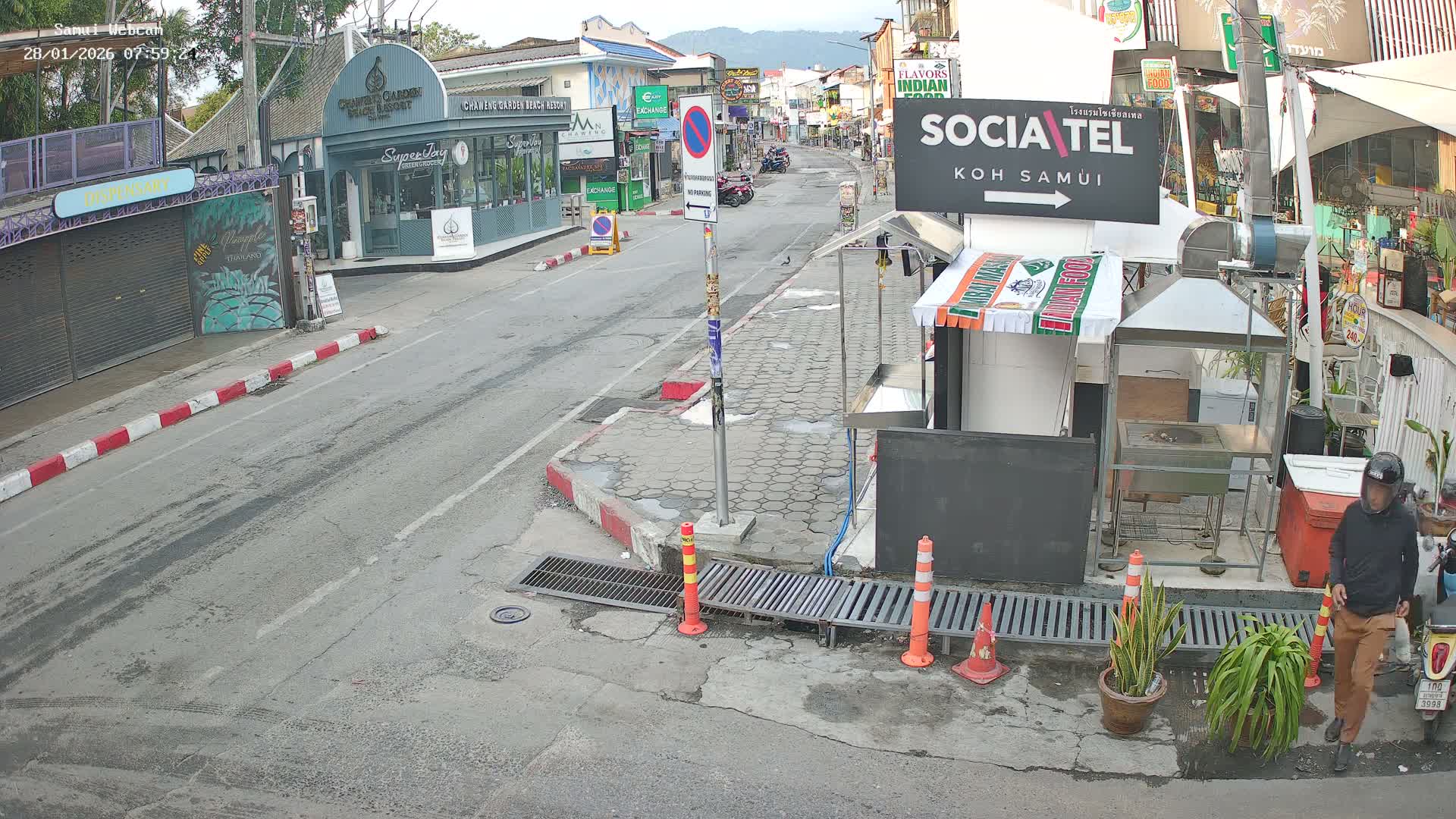 Chaweng Town Center Live Cam - Ko Samui, Surat Thani, Thailand