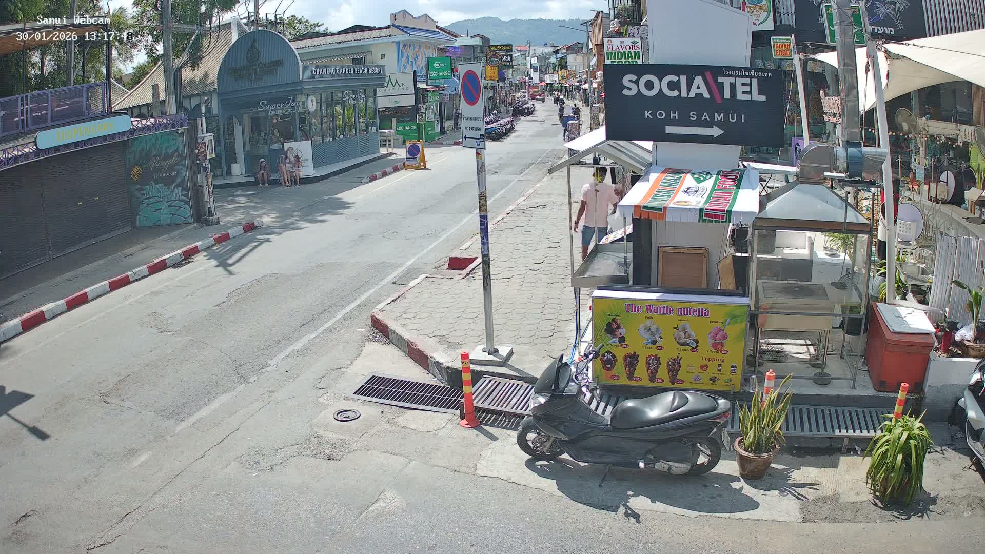 Chaweng Town Center Live Cam - Ko Samui, Surat Thani, Thailand