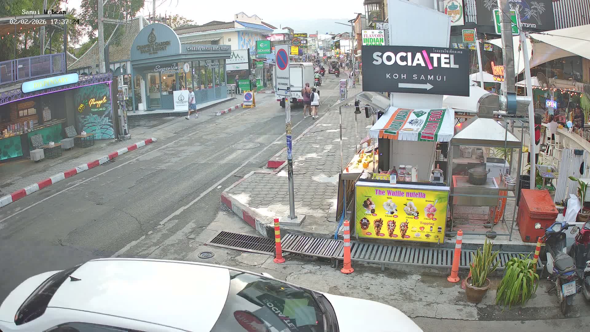 Chaweng Town Center Live Cam - Ko Samui, Surat Thani, Thailand