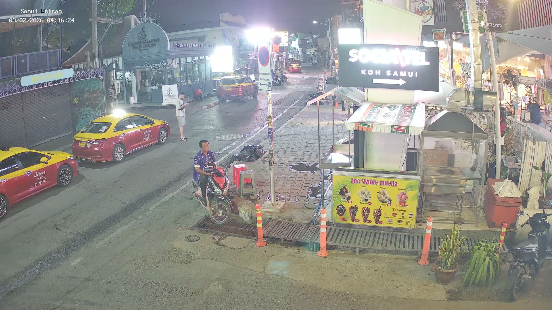 Chaweng Town Center Live Cam - Ko Samui, Surat Thani, Thailand