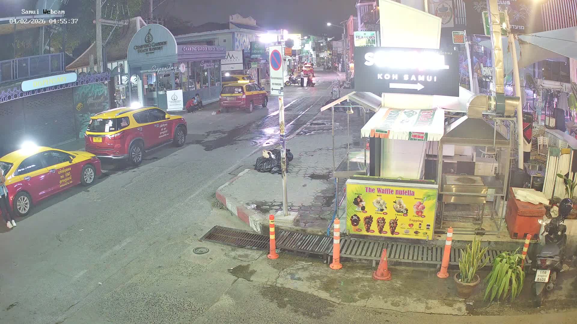 Chaweng Town Center Live Cam - Ko Samui, Surat Thani, Thailand