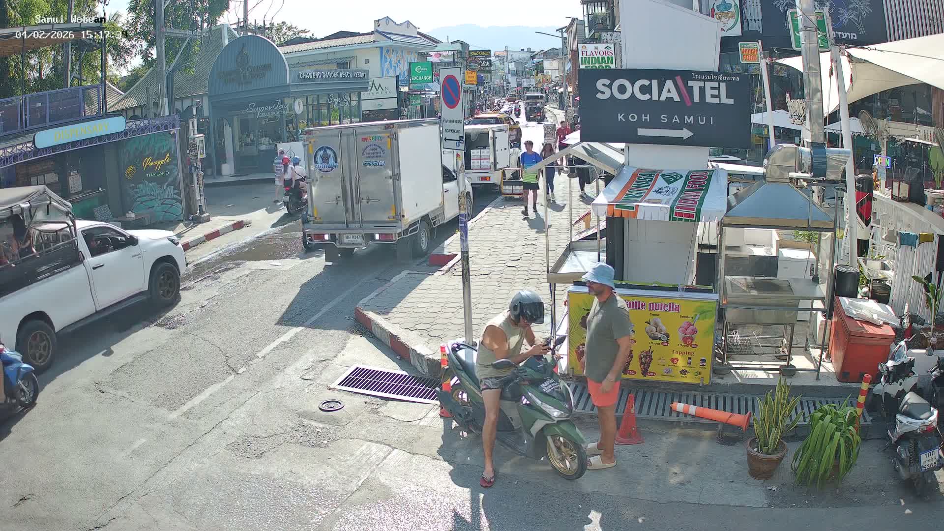 Chaweng Town Center Live Cam - Ko Samui, Surat Thani, Thailand