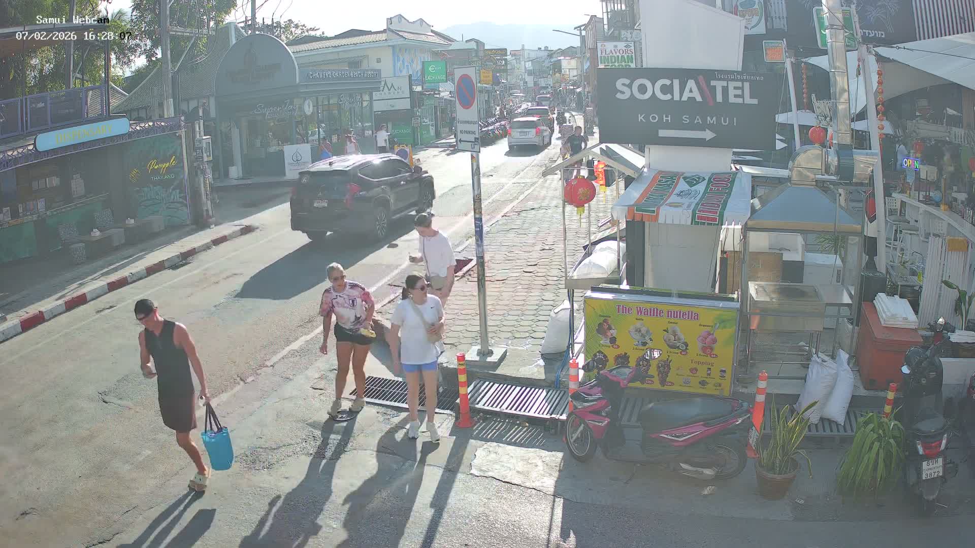 Chaweng Town Center Live Cam - Ko Samui, Surat Thani, Thailand