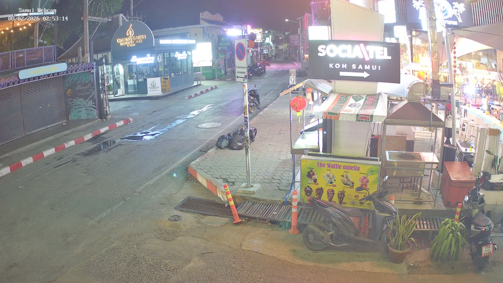 Chaweng Town Center Live Cam - Ko Samui, Surat Thani, Thailand