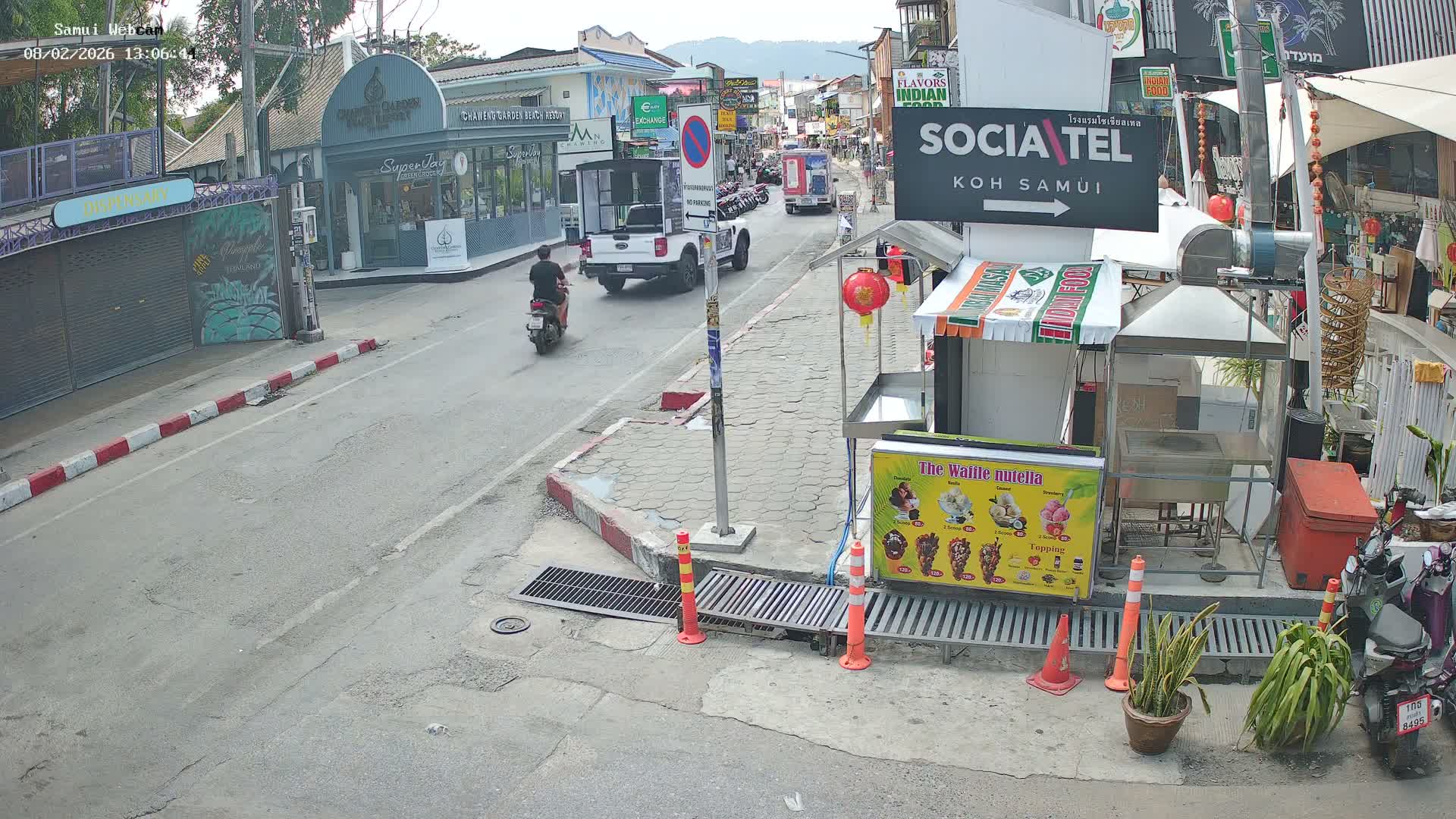 Chaweng Town Center Live Cam - Ko Samui, Surat Thani, Thailand