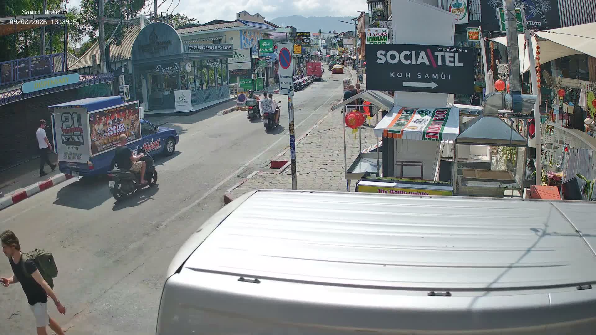 Chaweng Town Center Live Cam - Ko Samui, Surat Thani, Thailand