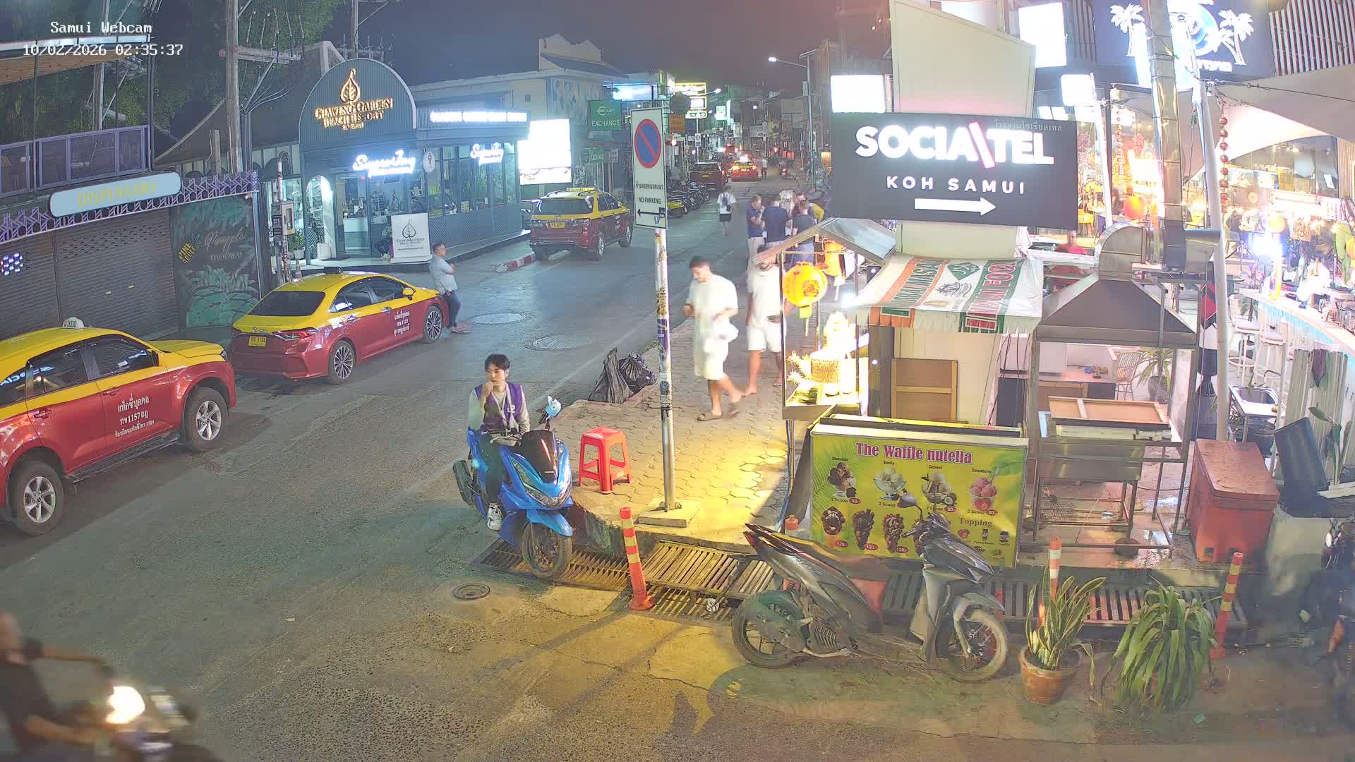 Chaweng Town Center Live Cam - Ko Samui, Surat Thani, Thailand
