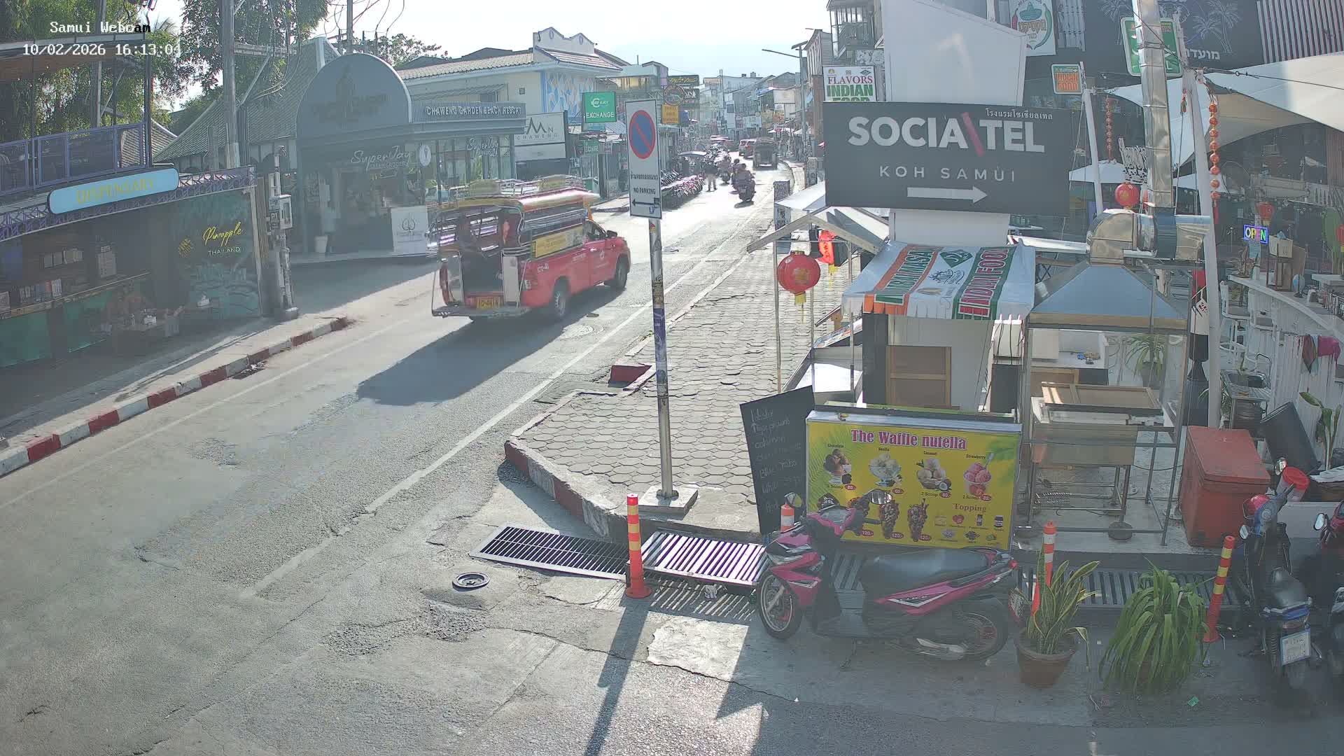 Chaweng Town Center Live Cam - Ko Samui, Surat Thani, Thailand