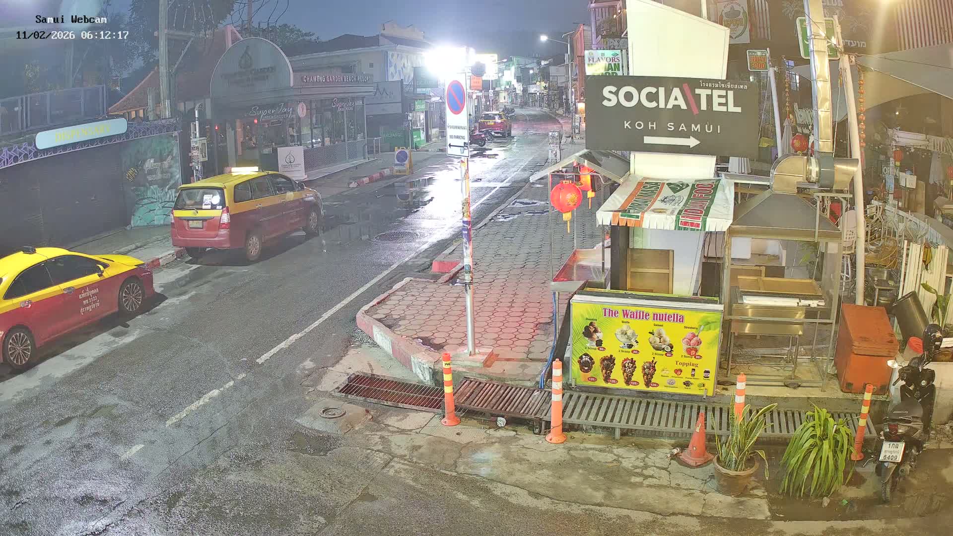 Chaweng Town Center Live Cam - Ko Samui, Surat Thani, Thailand