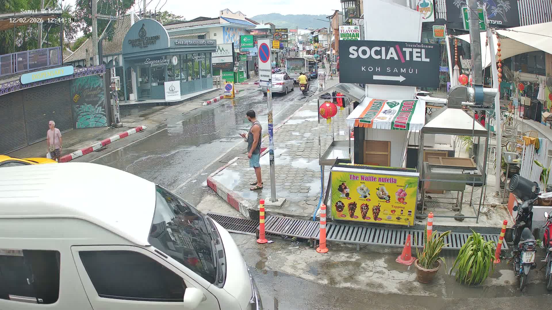 Chaweng Town Center Live Cam - Ko Samui, Surat Thani, Thailand