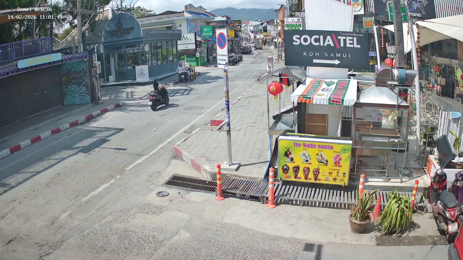 Chaweng Town Center Live Cam - Ko Samui, Surat Thani, Thailand