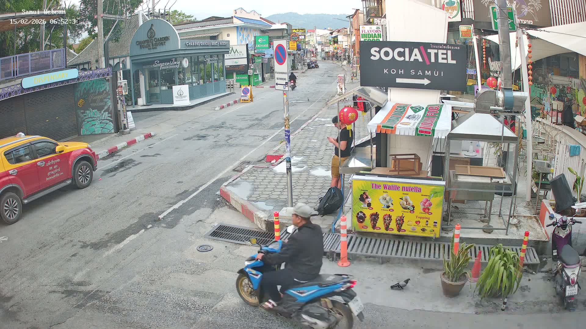 Chaweng Town Center Live Cam - Ko Samui, Surat Thani, Thailand