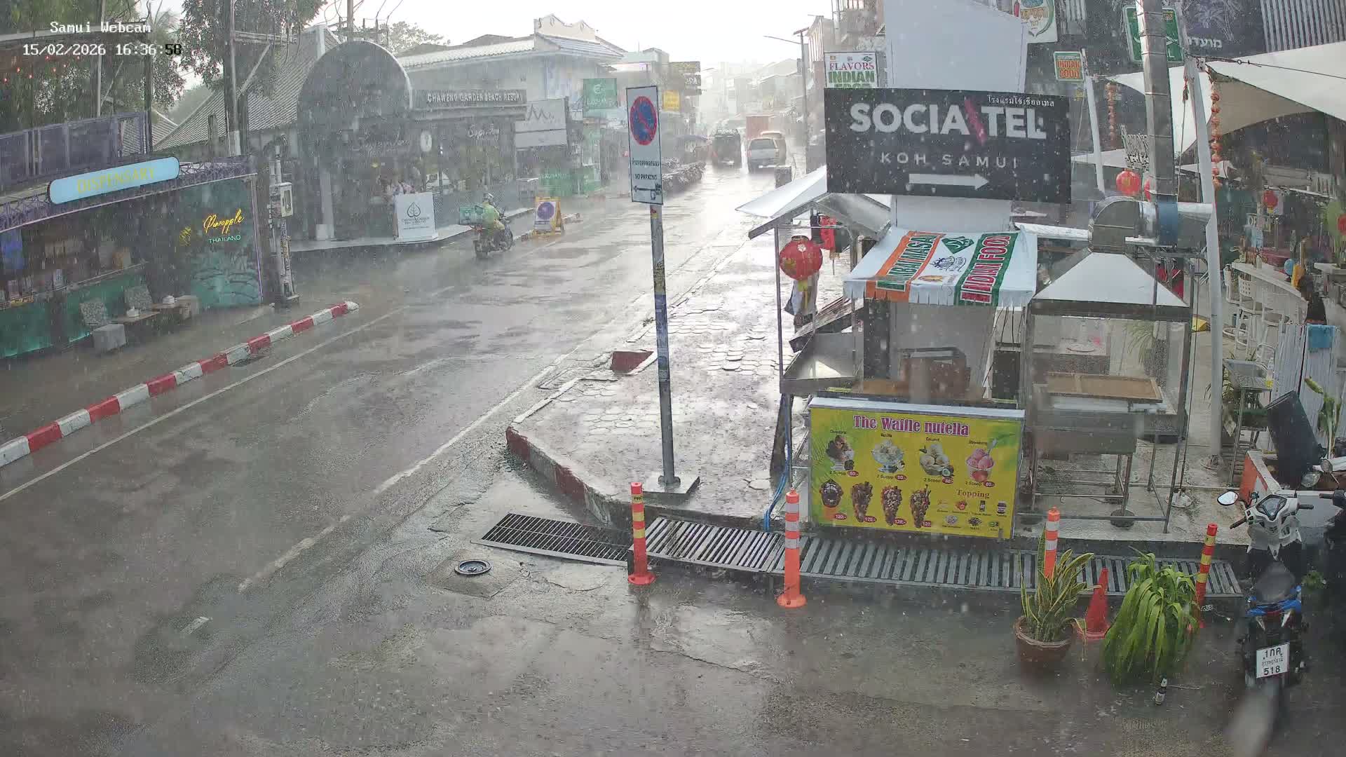 Chaweng Town Center Live Cam - Ko Samui, Surat Thani, Thailand