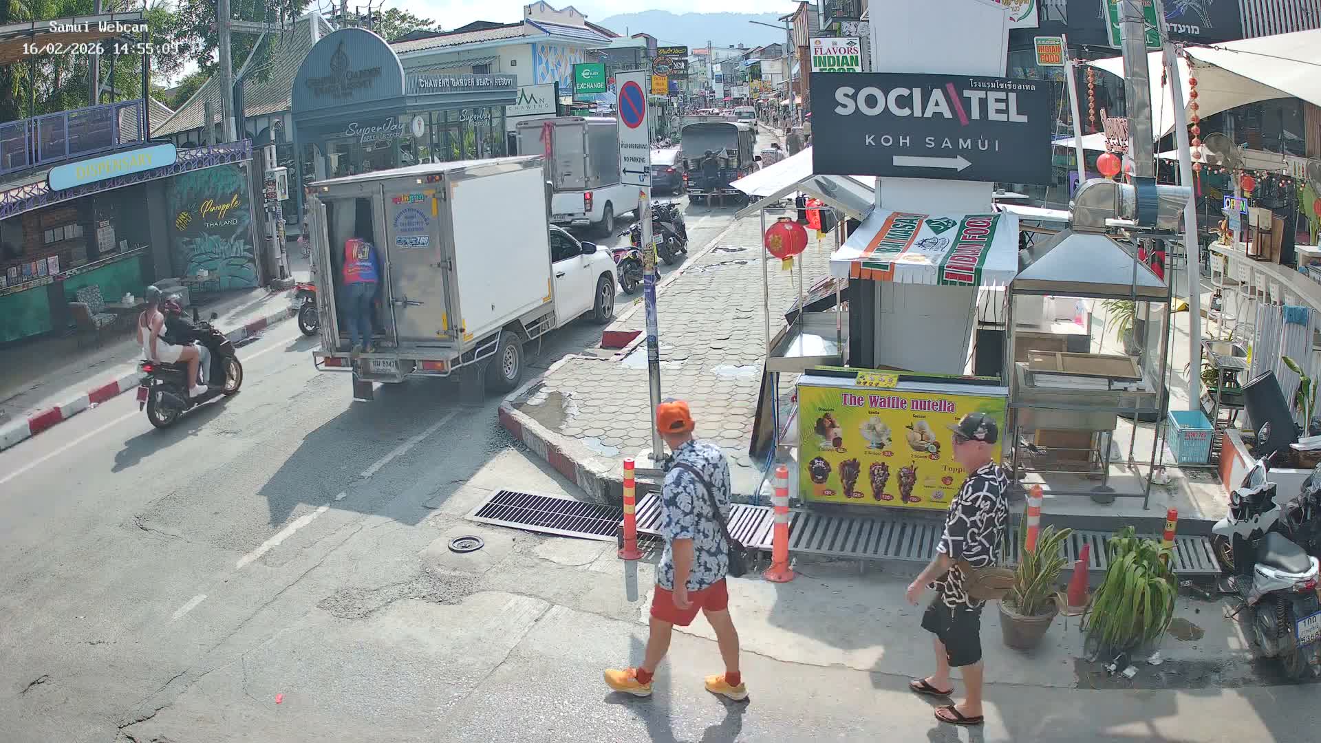 Chaweng Town Center Live Cam - Ko Samui, Surat Thani, Thailand