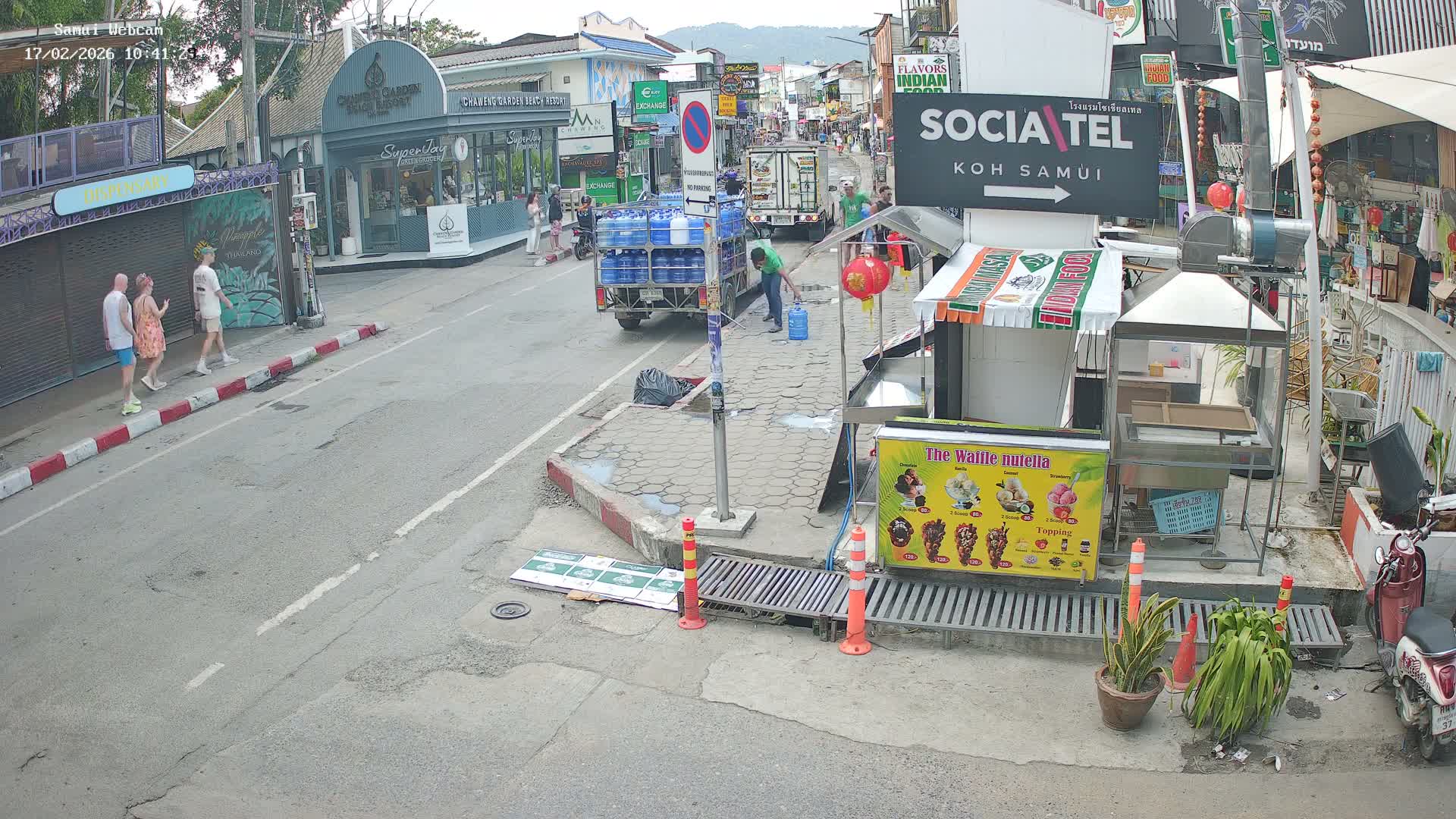 Chaweng Town Center Live Cam - Ko Samui, Surat Thani, Thailand