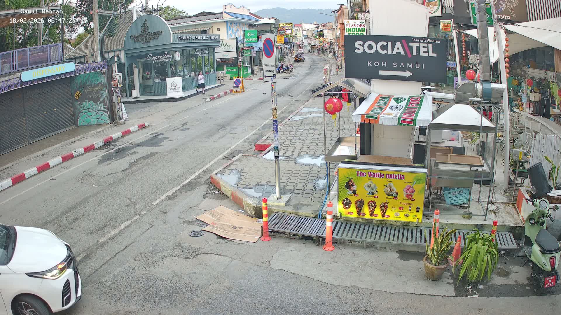 Chaweng Town Center Live Cam - Ko Samui, Surat Thani, Thailand