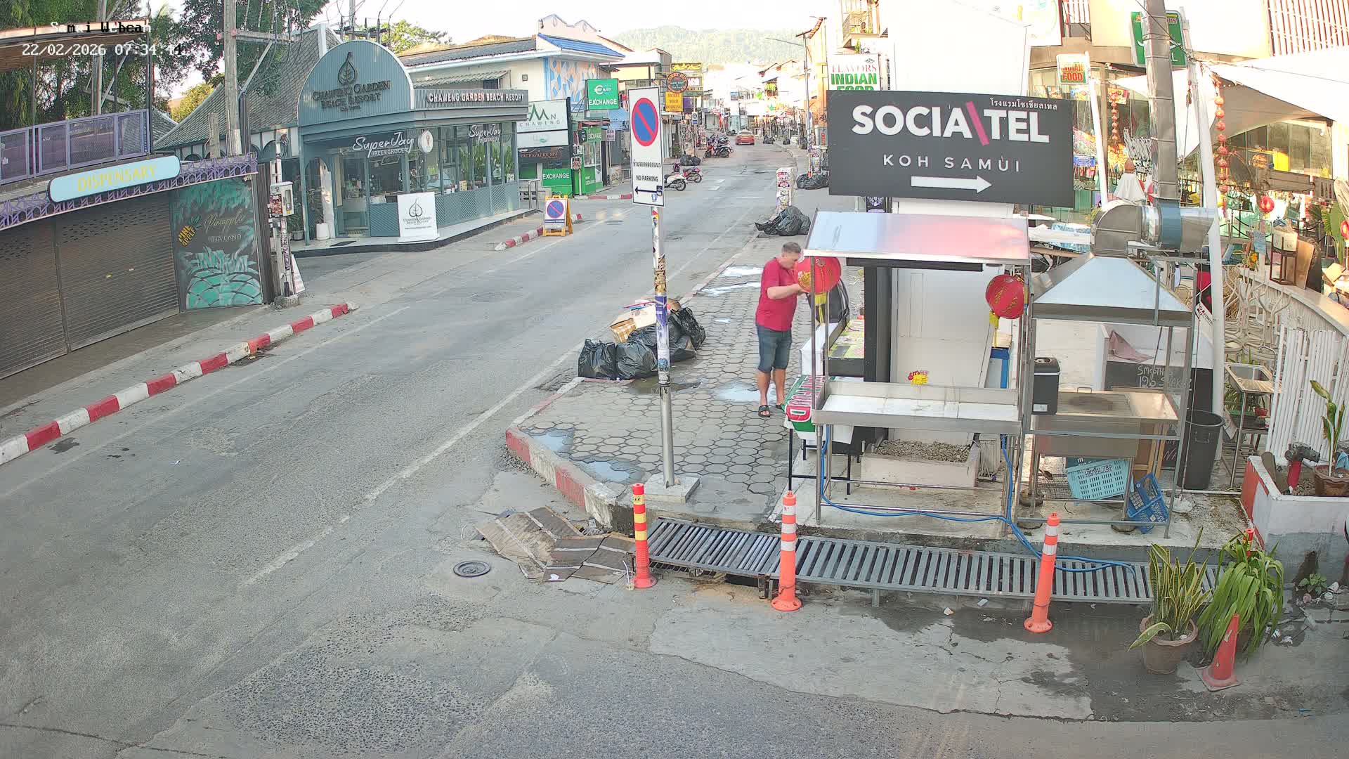Chaweng Town Center Live Cam - Ko Samui, Surat Thani, Thailand