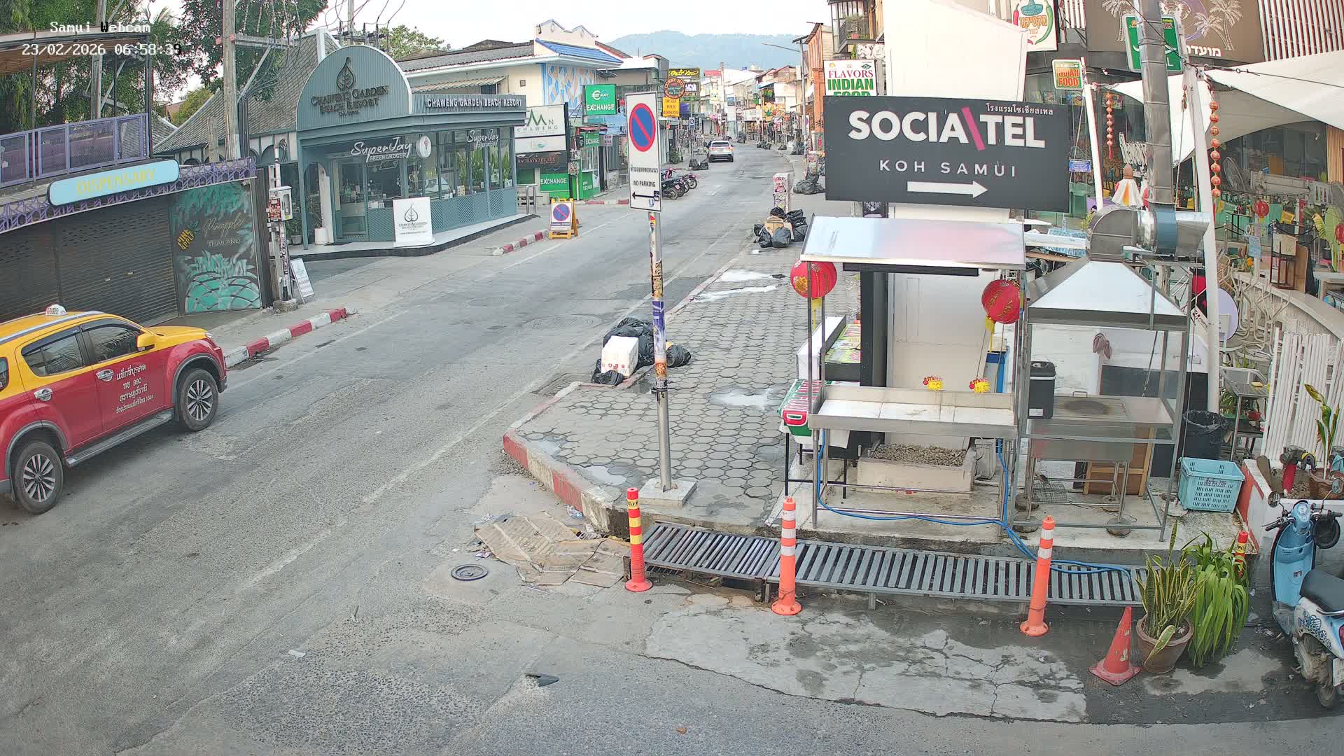 Chaweng Town Center Live Cam - Ko Samui, Surat Thani, Thailand